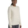 Icebreaker Merino Cable Knit Crewe Sweater (Women's) - Undyed - Find Your Feet Australia Hobart Launceston Tasmania