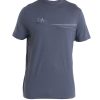 Icebreaker Tech Lite III SS Tee (Men's) - Cadence Paths Graphite - Find Your Feet Australia Hobart Launceston Tasmania