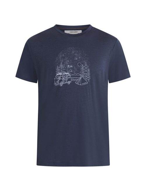 Icebreaker Tech Lite III SS Tee (Men's) - Van Camp Graphite - Find Your Feet Australia Hobart Launceston Tasmania