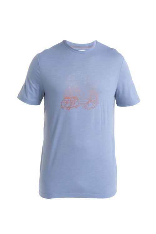 Icebreaker Tech Lite III SS Tee (Men's) - Van Camp Kyanite - Find Your Feet Australia Hobart Launceston Tasmania