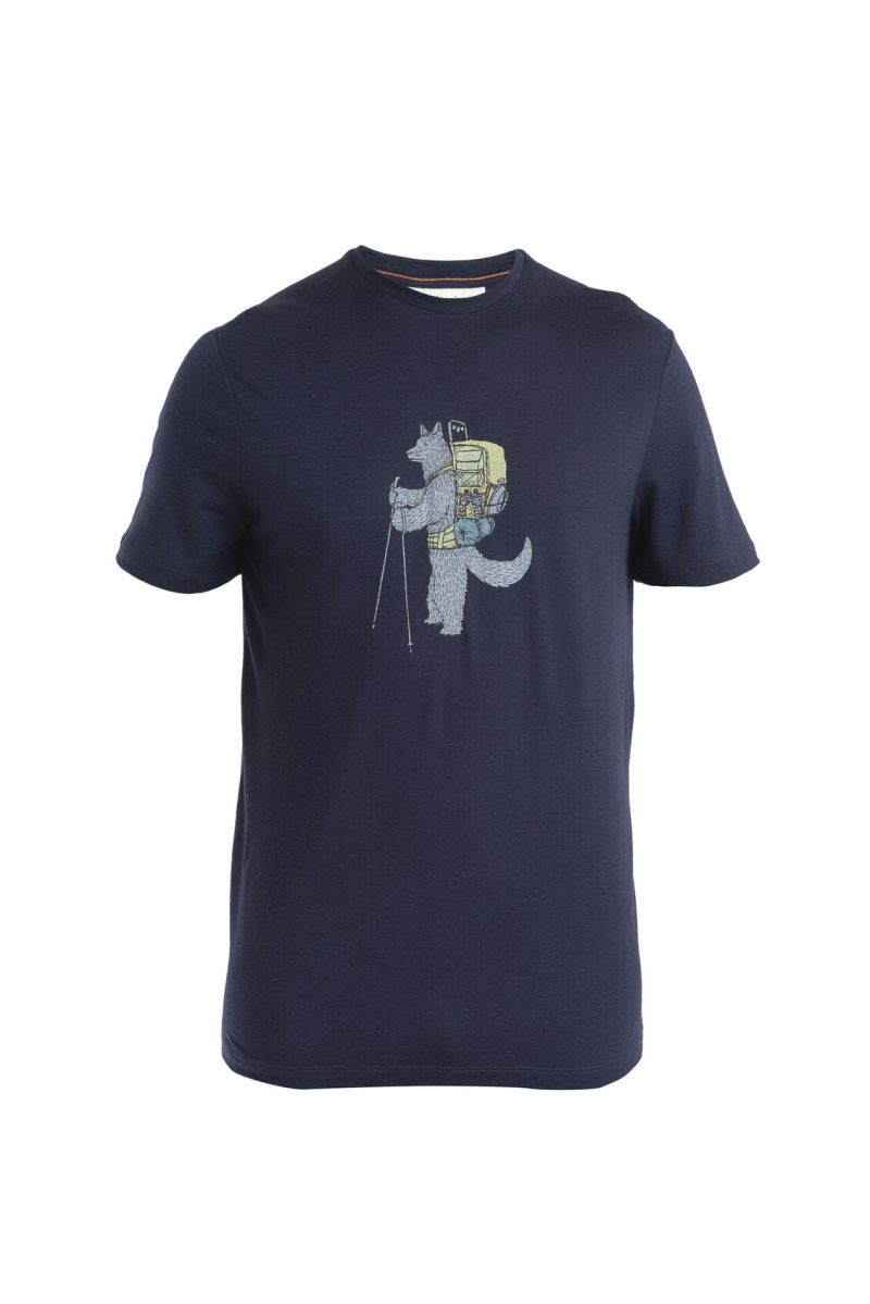 Icebreaker Tech Lite III SS Tee (Men's) - Tech Head Midnight Navy - Find Your Feet Australia Hobart Launceston Tasmania