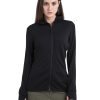 Icebreaker Quantum IV LS Zip Hoodie (Women's) - Black - Find Your Feet Australia Hobart Launceston Tasmania