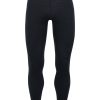 Icebreaker 200 Oasis Leggings (Men's) SS20 Black - Find Your Feet Australia Hobart Launceston Tasmania