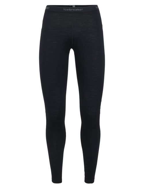 Icebreaker 200 Oasis Leggings (Women's) SS20 Black - Find Your Feet Australia Hobart Launceston Tasmania