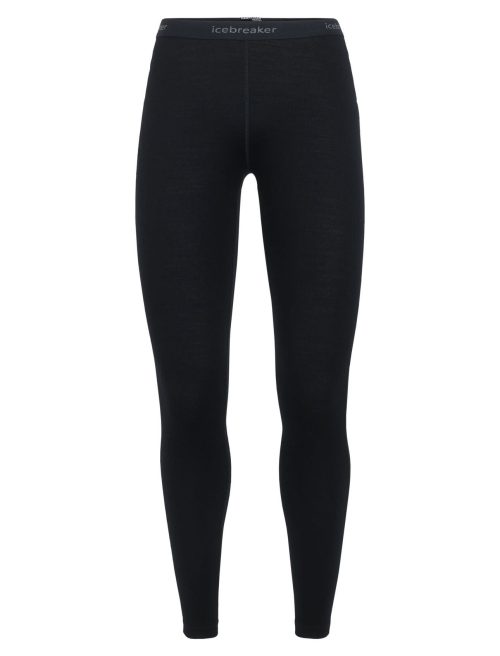 Icebreaker 260 Tech Leggings (Women's) Black W20 - Find Your Feet Australia Tasmania Hobart Launceston