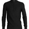 Icebreaker Waypoint LS Half Zip Sweater (Men's) - Black - Find Your Feet Australia Hobart Launceston Tasmania