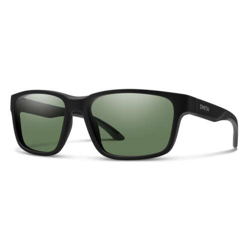 Smith Basecamp Sunglasses - Find Your Feet Australia Hobart Launceston Tasmania - Matte Black + ChromaPop Polarized Grey Green Lens