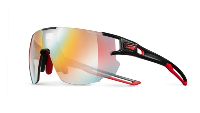 Julbo Aerospeed Zebra Light Sunglasses - Black/Red - Find Your Feet Australia Hobart Launceston Tasmania