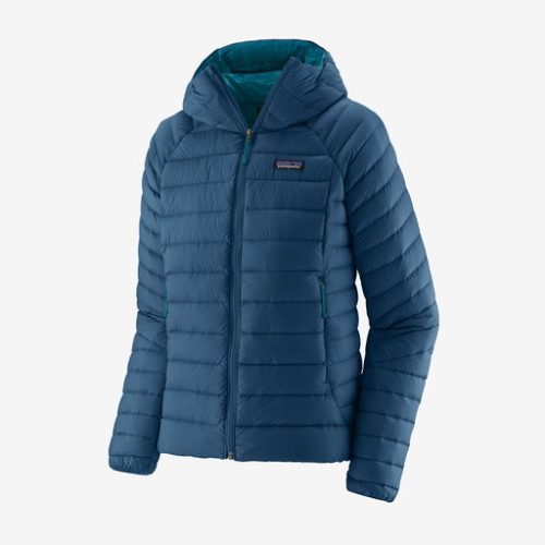 Patagonia Down Sweater Hoody (Women's) - Lagom Blue - Find Your Feet Australia Hobart Launceston Tasmania