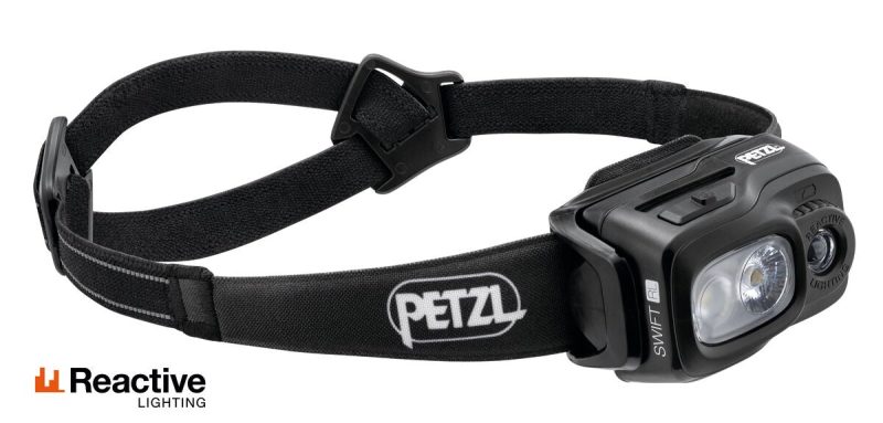 Petzl Swift RL Headlamp (1100 Lumens) - Black - Find Your Feet Australia Hobart LAunceston Tasmania