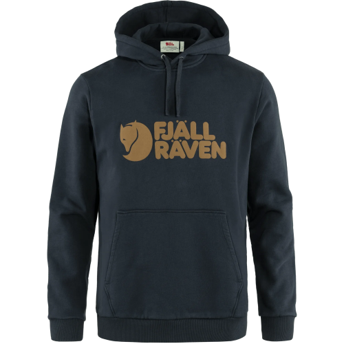 Fjallraven Logo Hoodie (Men's) - Dark Navy - Find Your Feet Australia Hobart Launceston Tasmania