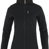 Fjallraven Keb Fleece Hoodie (Women's) - Black - Find Your Feet Australia Hobart Launceston Tasmania