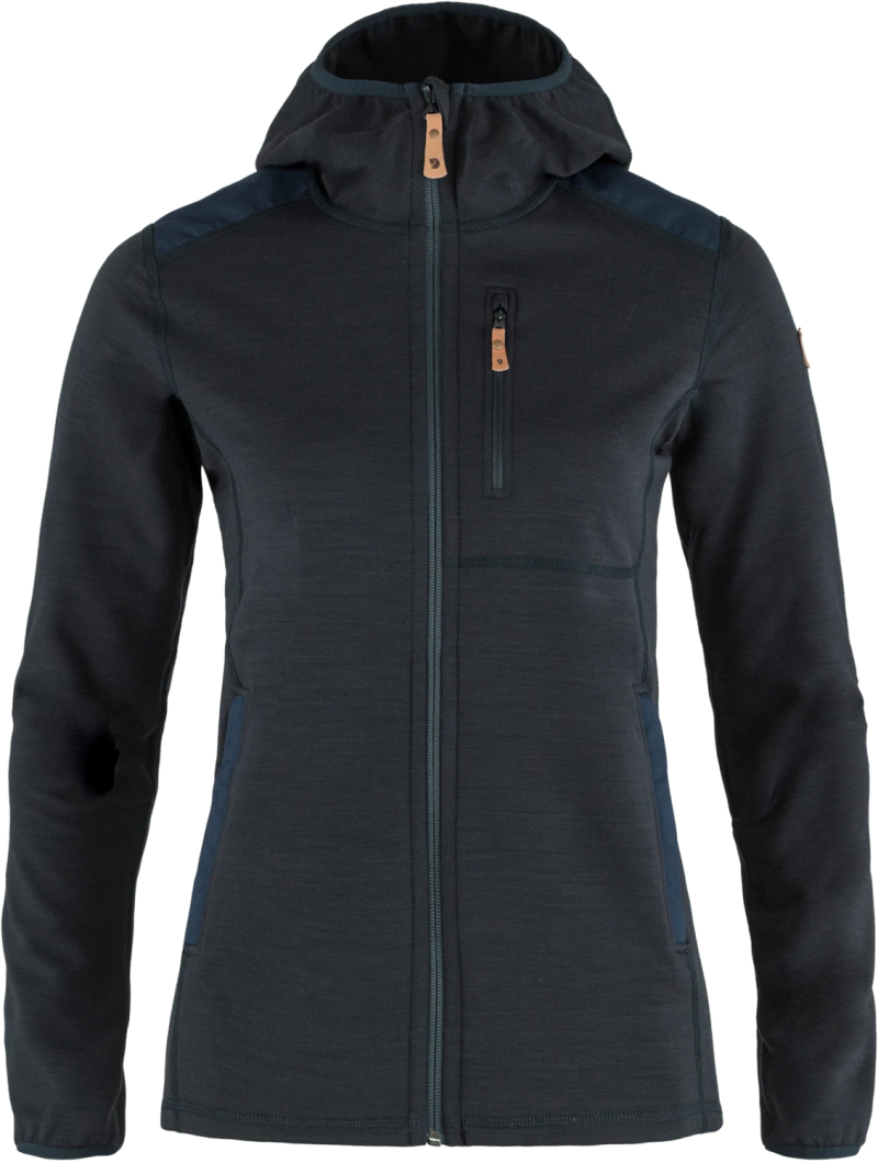 Fjallraven Keb Fleece Hoodie (Women's) - Dark Navy - Find Your Feet Australia Hobart Launceston Tasmania