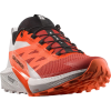 Salomon Sense Ride 5 Shoes (Men's) Lunar Rock/Shocking Orange/Fiery Red - Find Your Feet Australia Hobart Launceston Tasmania