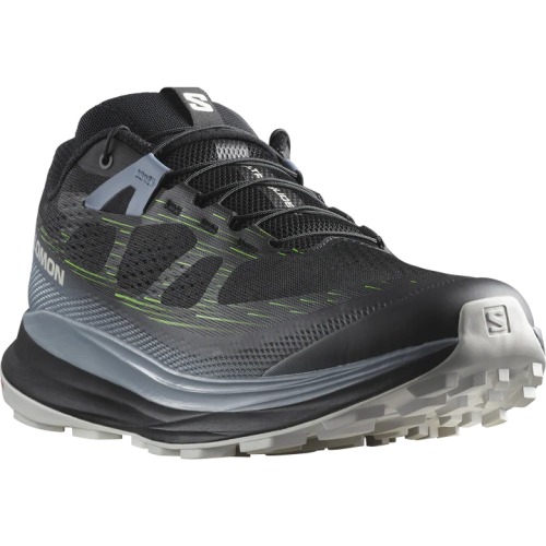 Salomon Ultra Glide 2 Shoes (Men's) Black / Flint Stone / Green Gecko - Find Your Feet Australia Hobart Launceston Tasmania