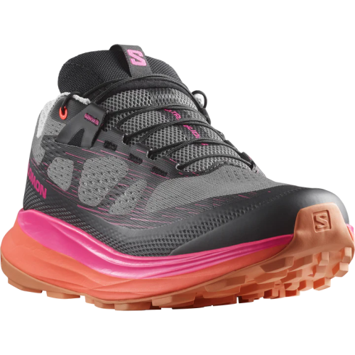 Salomon Ultra Glide 2 Shoes (Women's) Plum Kitten / Black / Pink Glo - Find Your Feet Australia Hobart Launceston Tasmania