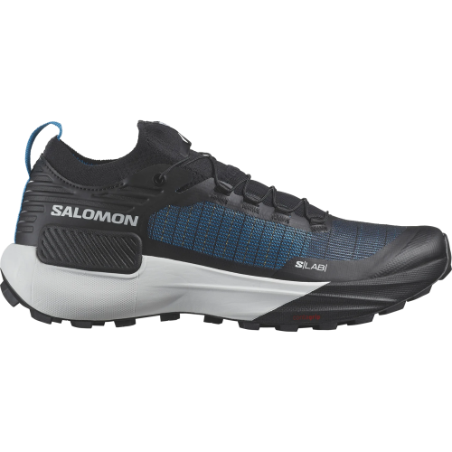 Salomon S/LAB Genesis Shoe (Unisex) - Black/White/Blue Danube - Find Your Feet Australia Hobart Launceston Tasmania