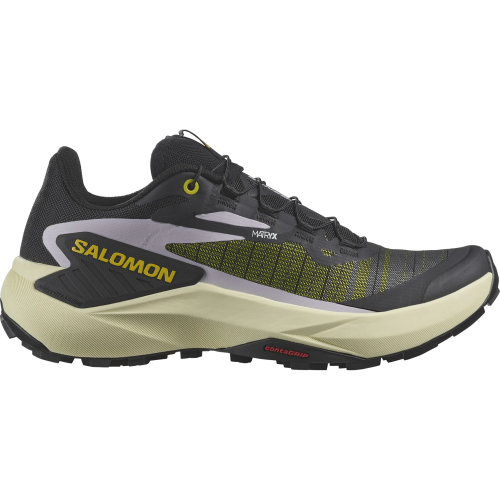 Salomon Genesis Trail Running Shoes (Women's) - Black / Sulphur Spring / Orchid Petal - Find Your Feet Australia Hobart Launceston Tasmania