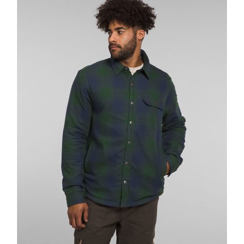 The North Face Campshire Fleece Shirt (Men's) - PINE NEEDLE MEDIUM HALF DOME SHADOW PLAID - Find Your Feet Australia Hobart Launceston Tasmania