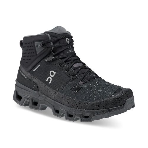 On Cloudrock WP Hiking Mid Boot (Men's) Black | Eclipse - Find Your Feet Australia Hobart Launceston Tasmania