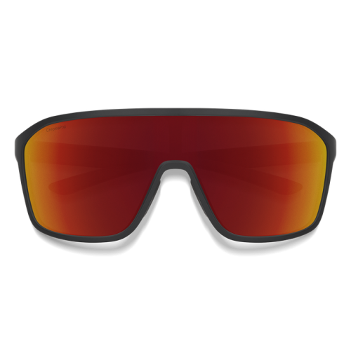 Smith Boomtown Sunglasses - Find Your Feet Australia Hobart Launceston Tasmania - Matt Black + ChromaPop Red Mirror Lens