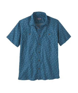 Patagonia Back Step Shirt (Men's) - Find Your Feet Australia Hobart Launceston Tasmania - Hexes: Wavy Blue