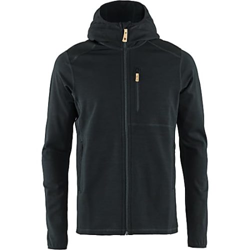 Fjallraven Keb Fleece Hoodie (Men's) - Black - Find Your Feet Australia Hobart Launceston Tasmania