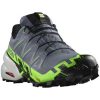 Salomon Speedcross 6 GTX Shoes (Men's) Flint Stone / Green Gecko / Black - Find Your Feet Australia Hobart Launceston Tasmania